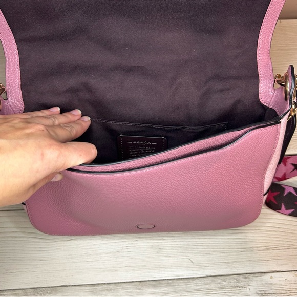 COACH signature Jes Messenger Bag Rose Pink One size EUC - Picture 9 of 14